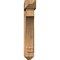 Ekena Millwork Imperial Arts and Crafts Smooth Bracket w/ Offset Brace, Western Red Cedar, 7 1/2"W x 34"D x 42"H BKT0806X34X42IMP03SWR - alternate 2